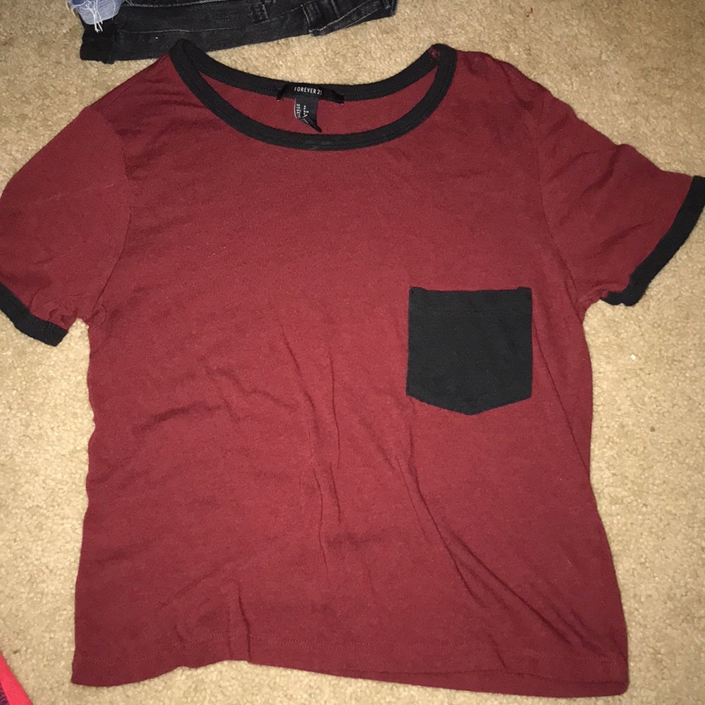Forever 21 cropped tee